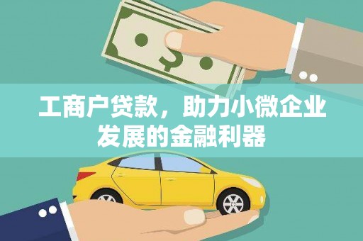 巍山工商户贷款，助力小微企业发展的金融利器