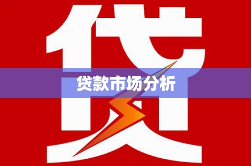 巍山贷款市场分析