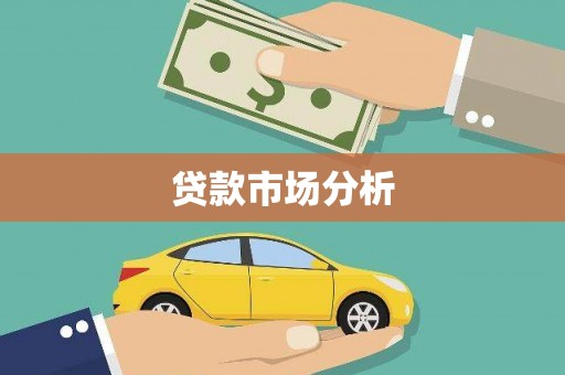 巍山贷款市场分析