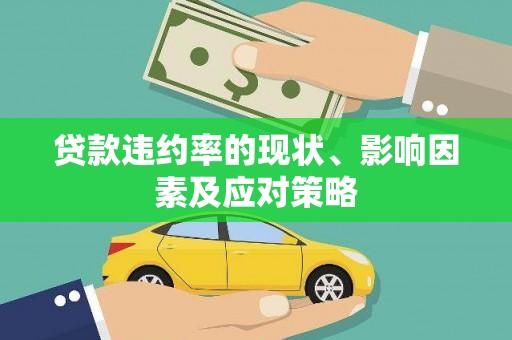 巍山贷款违约率的现状、影响因素及应对策略