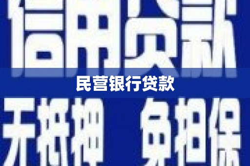巍山民营银行贷款