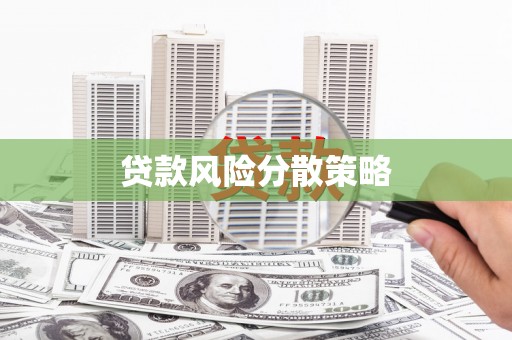 巍山贷款风险分散策略