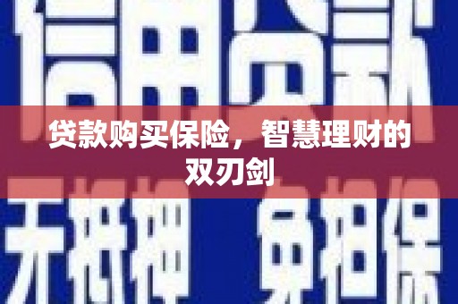 巍山贷款购买保险，智慧理财的双刃剑