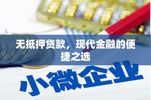巍山无抵押贷款，现代金融的便捷之选