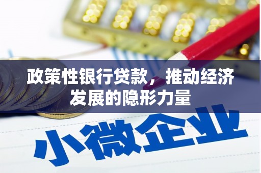 巍山政策性银行贷款，推动经济发展的隐形力量