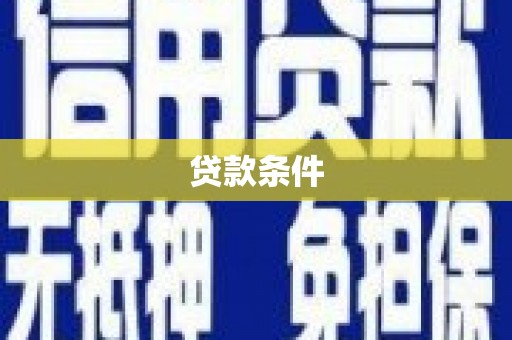 巍山贷款条件
