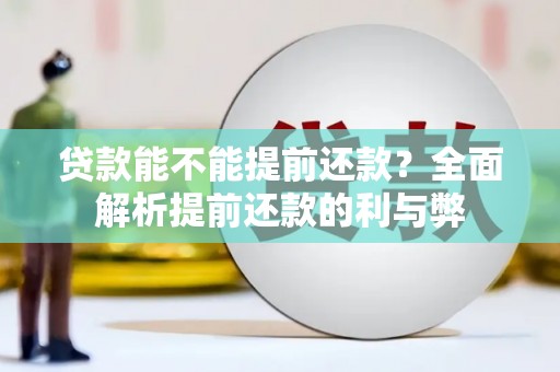 巍山贷款能不能提前还款？全面解析提前还款的利与弊