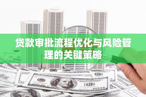 巍山贷款审批流程优化与风险管理的关键策略