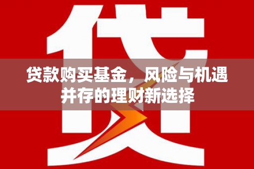 巍山贷款购买基金，风险与机遇并存的理财新选择
