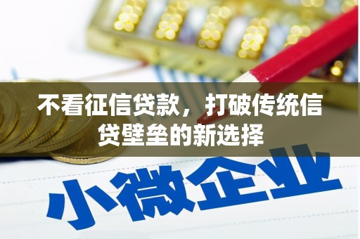巍山不看征信贷款，打破传统信贷壁垒的新选择