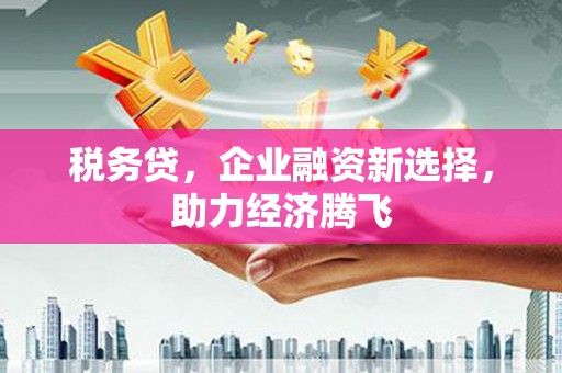巍山税务贷，企业融资新选择，助力经济腾飞