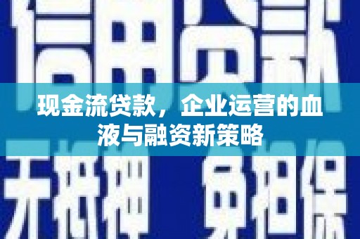 巍山现金流贷款，企业运营的血液与融资新策略