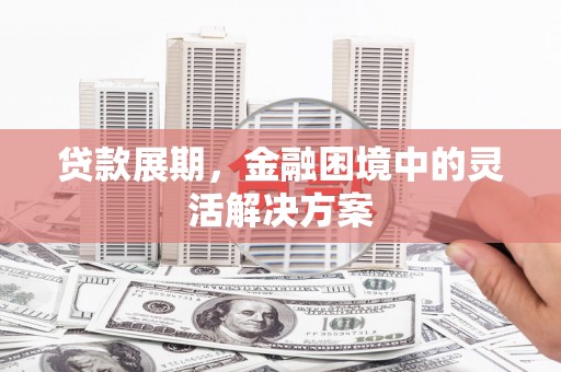 巍山贷款展期，金融困境中的灵活解决方案