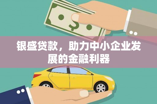 巍山银盛贷款，助力中小企业发展的金融利器