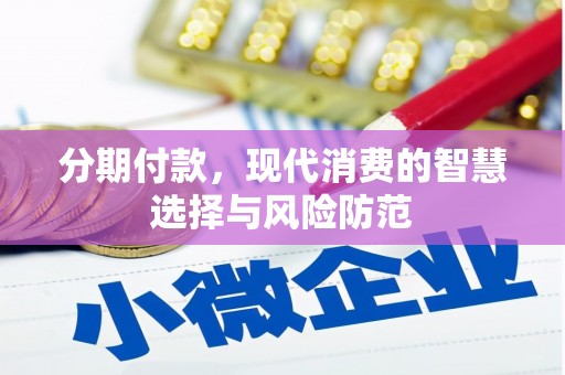 巍山分期付款，现代消费的智慧选择与风险防范