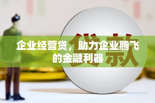 巍山企业经营贷，助力企业腾飞的金融利器