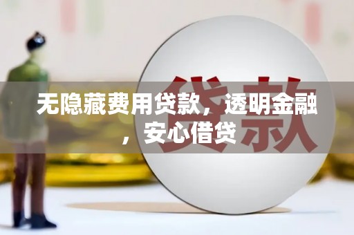 巍山无隐藏费用贷款，透明金融，安心借贷