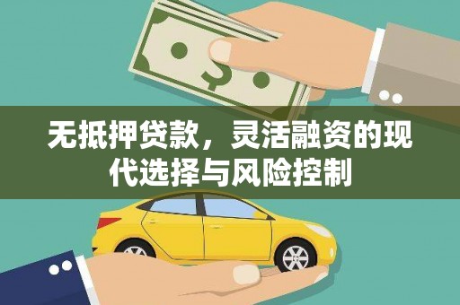 巍山无抵押贷款，灵活融资的现代选择与风险控制