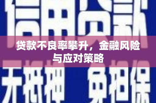 巍山贷款不良率攀升，金融风险与应对策略