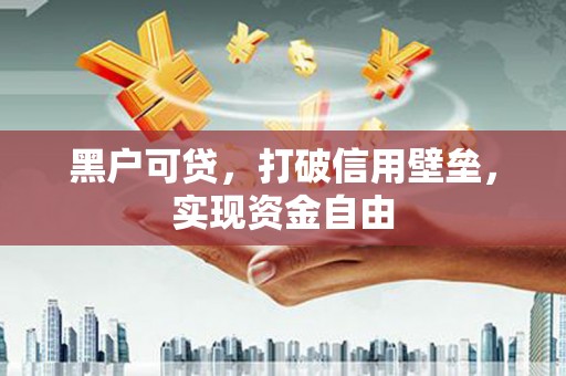 巍山黑户可贷，打破信用壁垒，实现资金自由