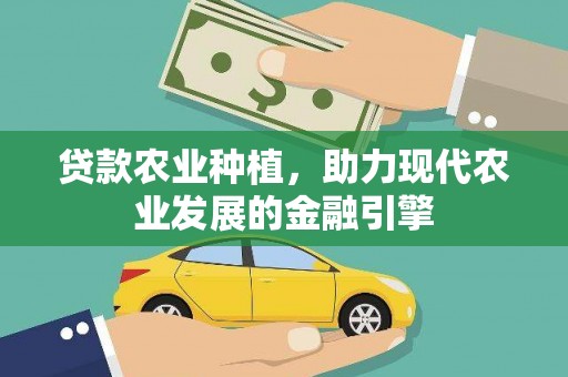 巍山贷款农业种植，助力现代农业发展的金融引擎