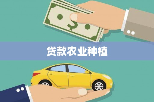 巍山贷款农业种植