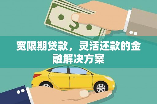 巍山宽限期贷款，灵活还款的金融解决方案