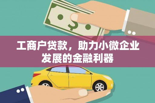 巍山工商户贷款，助力小微企业发展的金融利器