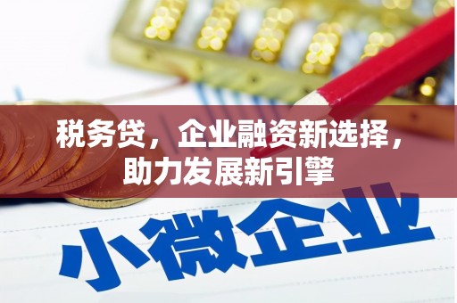 巍山税务贷，企业融资新选择，助力发展新引擎
