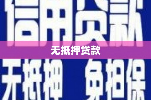 巍山无抵押贷款