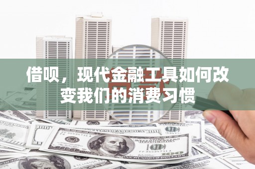 巍山借呗，现代金融工具如何改变我们的消费习惯