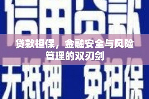 巍山贷款担保，金融安全与风险管理的双刃剑