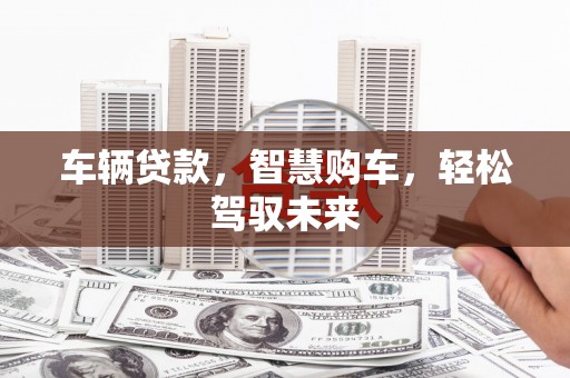 巍山车辆贷款，智慧购车，轻松驾驭未来