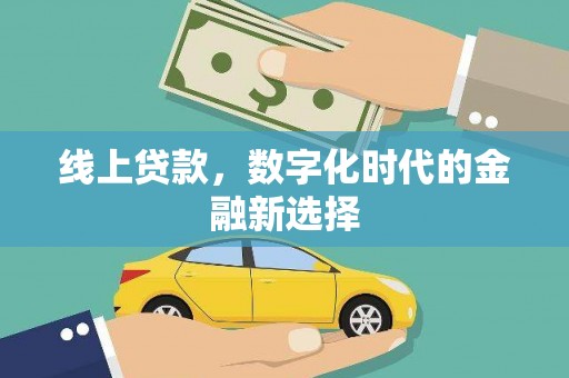 巍山线上贷款，数字化时代的金融新选择