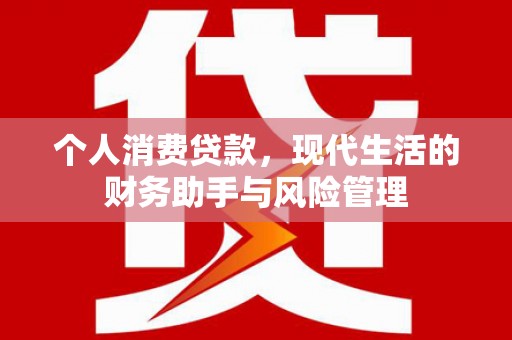 巍山个人消费贷款，现代生活的财务助手与风险管理