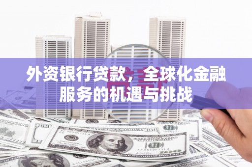 巍山外资银行贷款，全球化金融服务的机遇与挑战