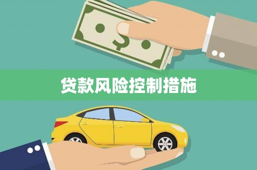 巍山贷款风险控制措施