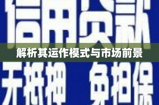 巍山解析其运作模式与市场前景
