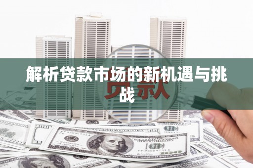 巍山解析贷款市场的新机遇与挑战