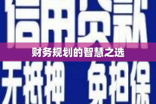 巍山财务规划的智慧之选