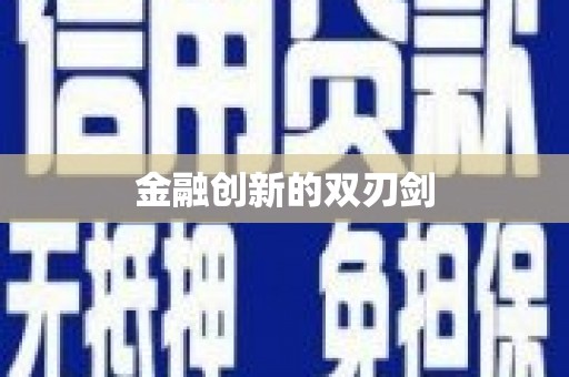 巍山金融创新的双刃剑